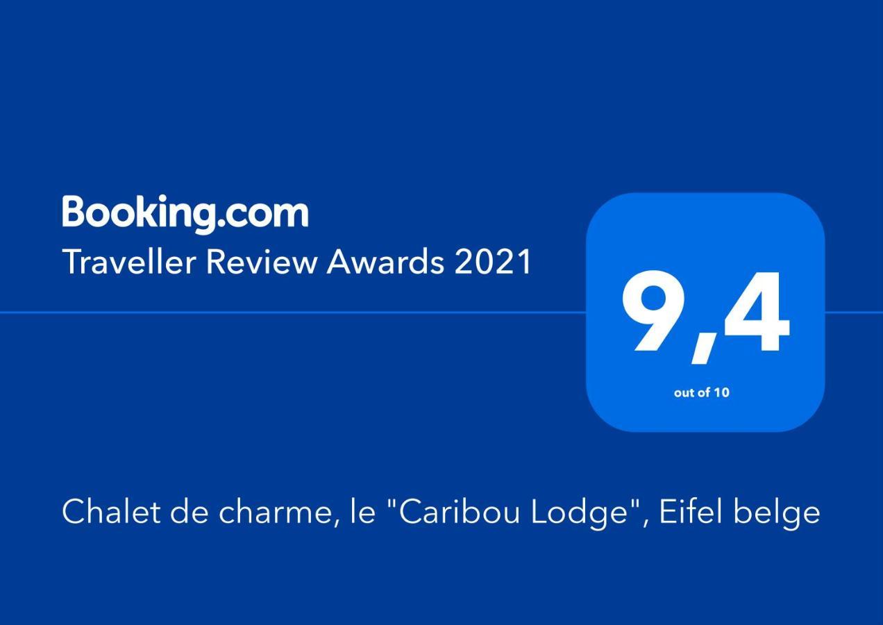 Chalet De Charme, Le "Caribou Lodge", Eifel Belge Бюллінген Екстер'єр фото